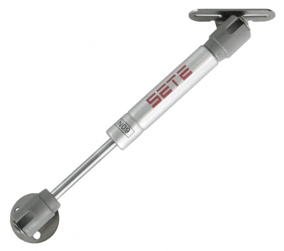 Кронштейн газовый на 60 N мини 160мм Серый SETE (80000 цикл открывания) (006-000112)